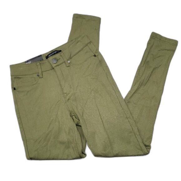 Eva Longoria Skinny High Rise Ponte Pant in Olive Size 4 - Picture 1 of 4